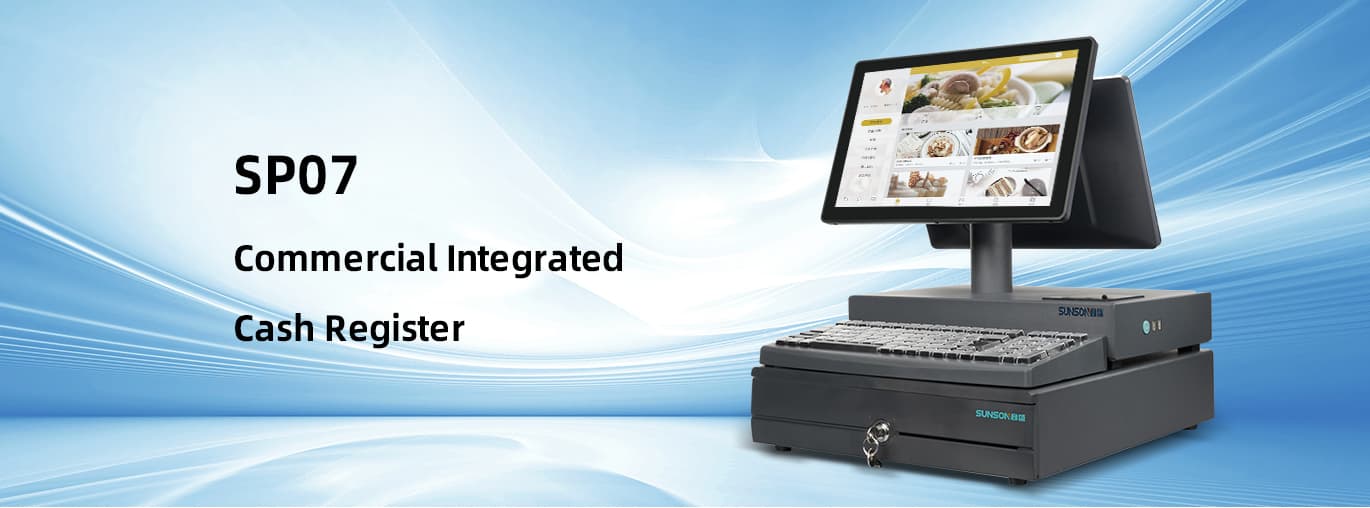 All in One POS Touch Screen Monitor With Built-in Printer